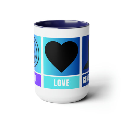 Peace, Love, Cemeteries Mug