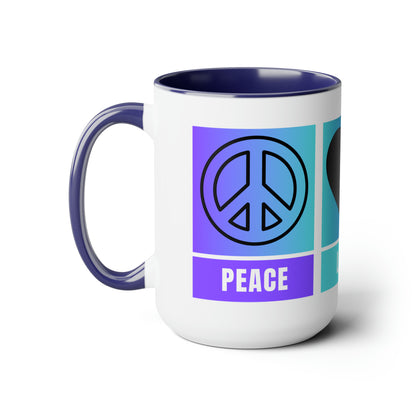 Peace, Love, Cemeteries Mug