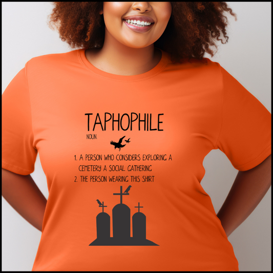 Taphophile, Cemetery Lover T-Shirt