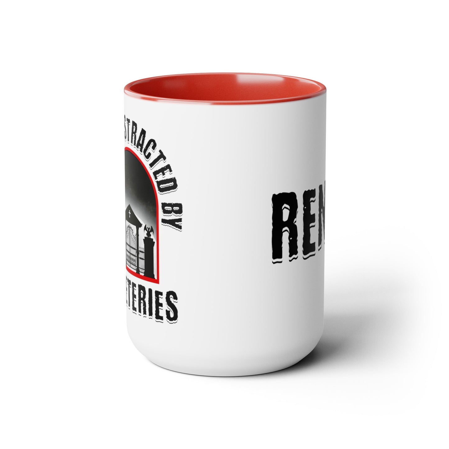 Easily Distracted By Cemeteries 15oz Mug * Personalized *