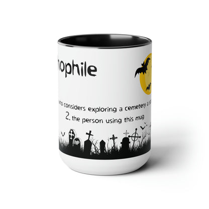 Taphophile, 15 oz Coffee Mug