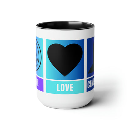 Peace, Love, Cemeteries Mug