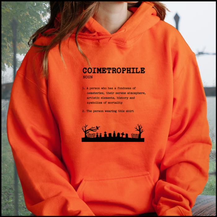 Coimetrophile Cemetery Lover Hoodie