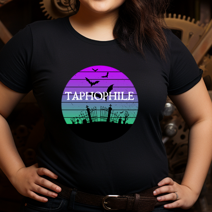 Taphophile, Cemetery Lover T-Shirt