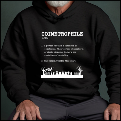 Coimetrophile Cemetery Lover Hoodie