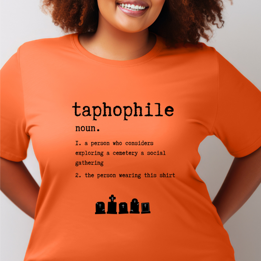 Taphophile, Cemetery Lover T-Shirt